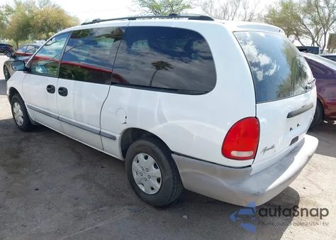 1999 Plymouth Grand Voyager из США, поврежденный, VIN 2P4GP24G7XR175130